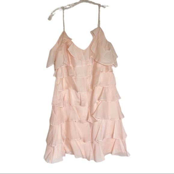 Rachel Zoe Rhinestone Ruffle Mini Dress NWT - Picture 2 of 13